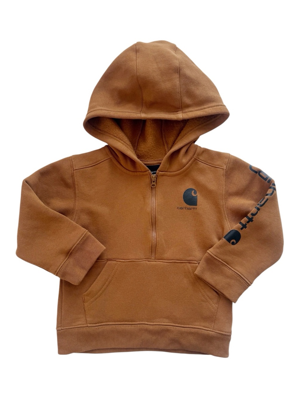 Carhartt Mustard Brown Pullover Hoodie 2T